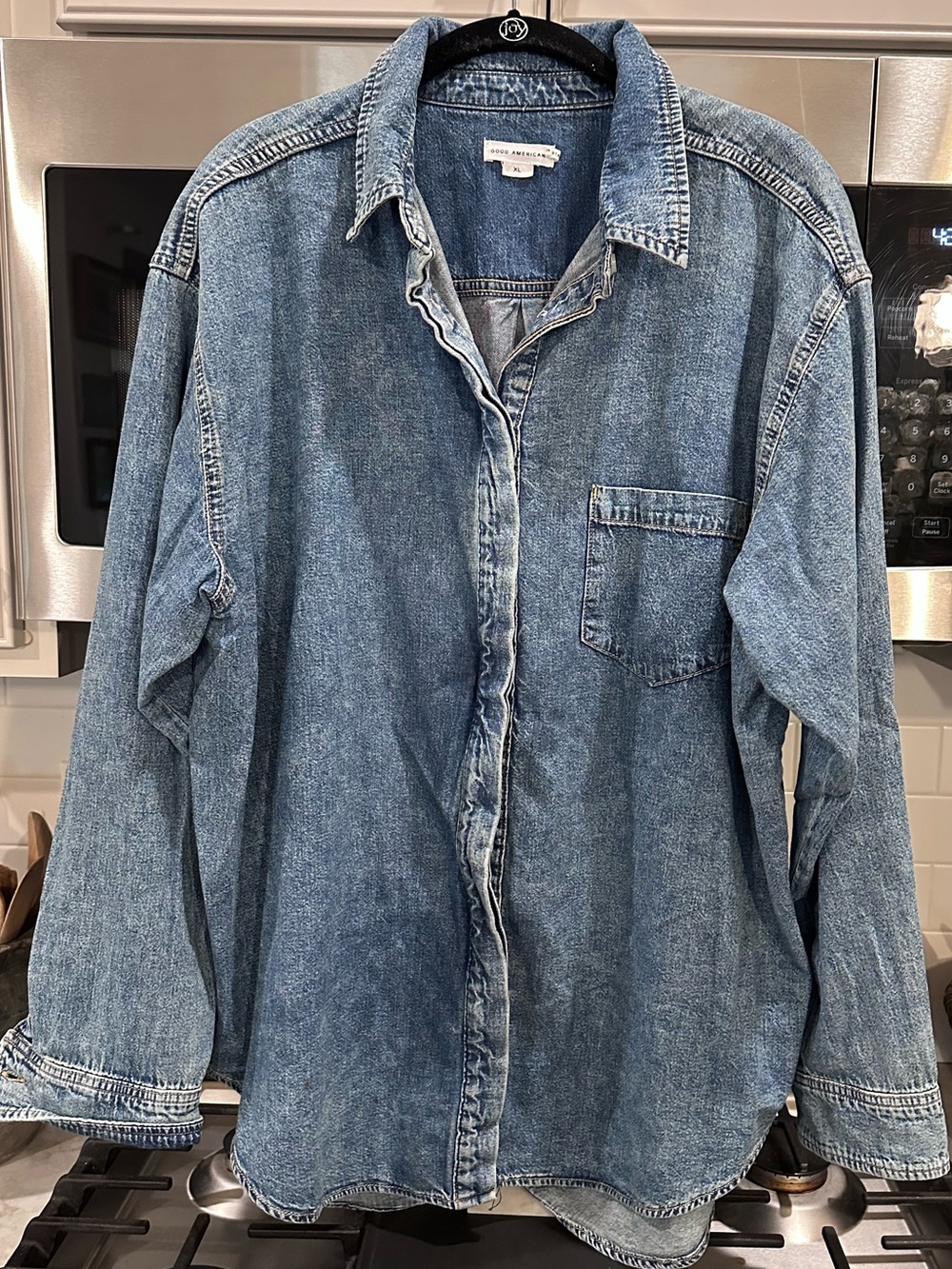 Good American Denim Shirt